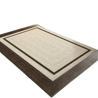 Korean Japanese Style Belgian Velvet Entrance Mat Non-Slip Outdoor High-End Doormat for Hallway Balcony