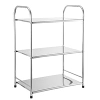 Stainless Steel Rolling Storage Rack for Bathroom and Kitchen