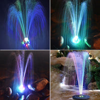 Solar-Powered Fountain Pump with Oxygenator for Outdoor Ponds and Water Features