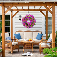 Artificial Eucalyptus Morning Glory Wreath for Wall & Door Decor
