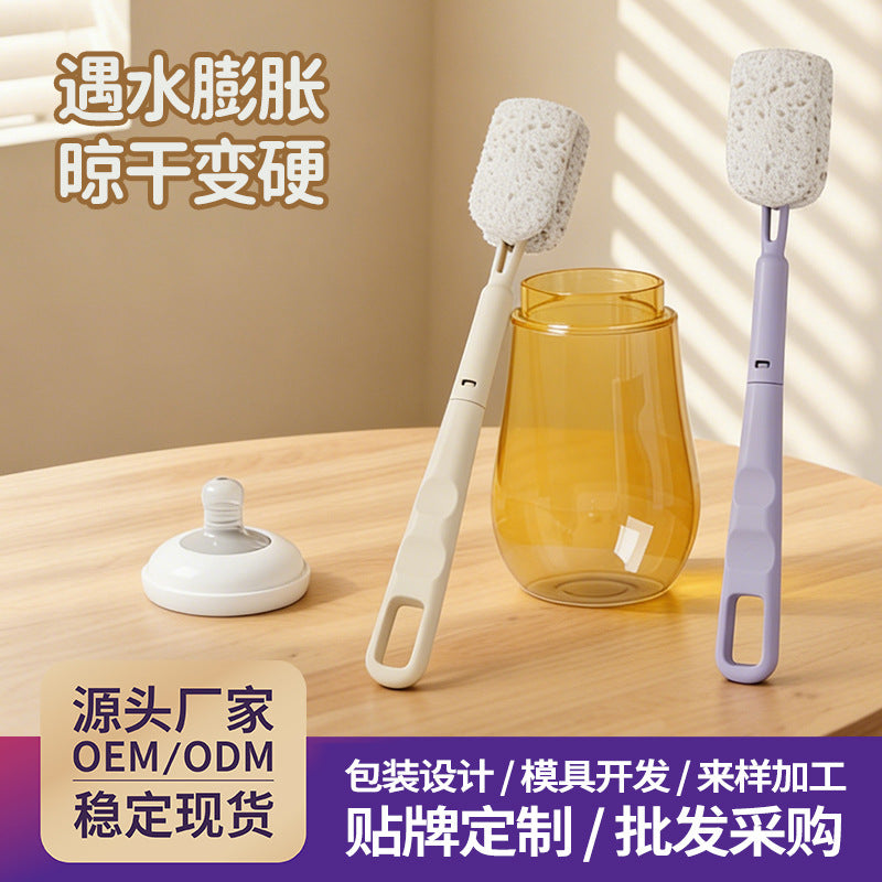 Long Handle Bottle and Cup Cleaning Brush Set with Straw and Lid Cleaner