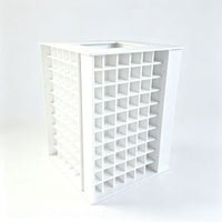 Rotating Desktop Storage Rack for Perler Beads and Small Items, Multi-Grid Organizer with Large Capacity