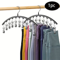 Multi-Clip Windproof Drying Rack for Socks Underwear