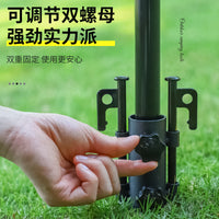 Adjustable Heavy-Duty Tent Awning Poles with Storage Bag for Camping and Outdoor Shelters