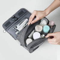 Men's Travel Toiletry Bag with Wet/Dry Separation, Portable Wash Kit Organizer, Large Capacity Cosmetic Pouch