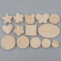 Lightweight Clay Blind Box Wooden Bases for DIY Crafts