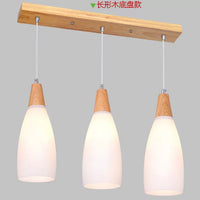 Minimalist Wooden Pendant Light for Dining Room, Bar, or Study
