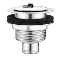 Stainless Steel Mop Sink Drain Kit for Laundry Tubs and Marble Basins