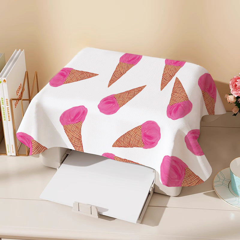 Watercolor Pattern Dust Cover for Small Appliances - Printer, Refrigerator, Air Fryer