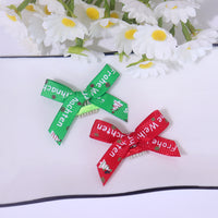 Christmas Series 3D Bow Pet Hair Clips for Yorkies and Small Dogs