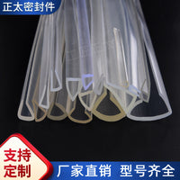 U-Shaped Transparent Glass Edge Trim Strip, Anti-Collision, Waterproof Sealing Strip for Table Corners