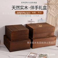 Vintage Wooden Gift Box with Lid for Storage and Gifting