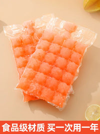 Disposable Ice Cube Bags Self-Sealing Food-Grade Ice Trays for Passion Fruit and Cooling