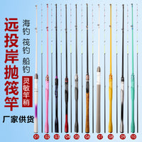 Solid Tip Raft Fishing Rod for Shore and Sea Raft Fishing, 1.8m/2.1m Casting Rod