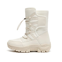Unisex High-Top Insulated Winter Hiking Boots for Snow and Cold Weather