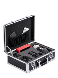 Portable Aluminum Alloy Tool Case with Lock, Document and Equipment Storage Box