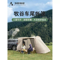 SUV Tailgate Tent Outdoor Car Rear Extension Tent for Camping and Travel, Multi-person, Rainproof and Sunscreen