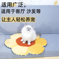 All-Season Washable Pet Sofa Bed Mat for Cats and Small Dogs, Warm Cat Nest Hammock