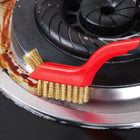 Kitchen Gas Stove Cleaning Brush Set - 3-Piece Scrubber for Range Hood, Gaps, Grease, and Grime