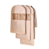 Garment Dustproof Storage Bag with Zipper and Viewing Window for Coats and Down Jackets