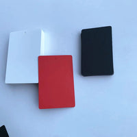 Blank Paper Cards Universal Simple White Small Card Hang Tags DIY Hard Paper Cards White Black Red Kraft Paper