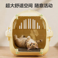 Foldable Pet Carrier for Cats and Small Dogs, Portable Travel Crate for Car, Airline Approved Cat Bag