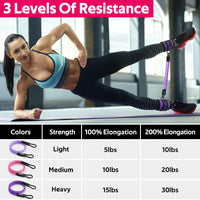 Ankle Resistance Bands Set for Hip and Leg Strength Training