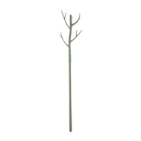 Plant Support Stakes for Climbing Vines and Potted Plants, Green Plastic Coated Steel