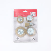Wire Brush Set for Rotary Tools - Cleaning, Rust Removal, Deburring, Polishing
