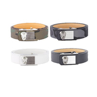 Golf Automatic Buckle Belt for Men and Women, Imported Microfiber, Soft and Non-deforming, Gift Box Packaging