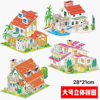 Large 3D Jigsaw Puzzle for Kids, Educational DIY Model Building Toy