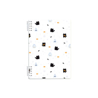 B5 Goldfish & Kitten Loose-Leaf Notebook with Detachable Coils, Thickened Cartoon Student Journal
