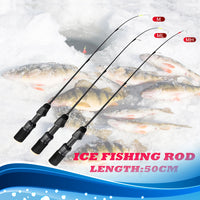 TEMU Ultra-Short Ice Fishing Rod for Winter Fishing