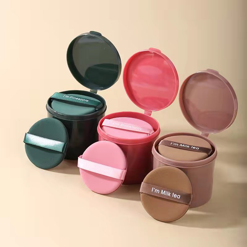 Pineapple Pie Makeup Sponge Set - Soft, Non-Absorbent Foundation Blender for Wet & Dry Use