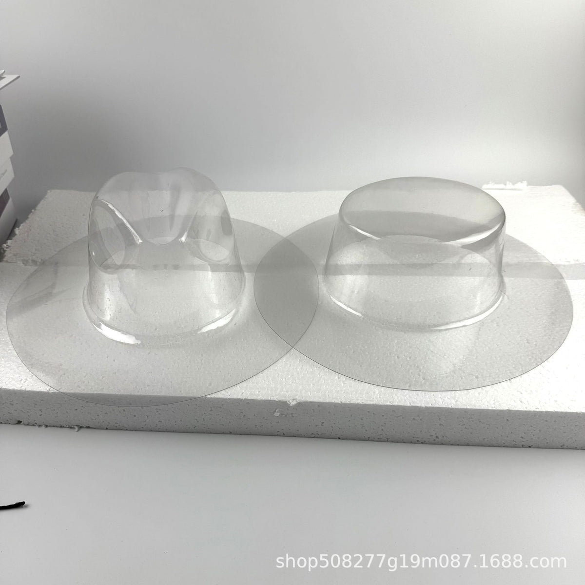 Hat Support Inserts for Storage and Shaping, Transparent Plastic Hat Shapers for Fedoras, Beanies, and Bucket Hats
