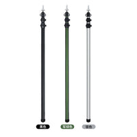 Outdoor Aluminum Alloy Telescopic Tarp Pole for Camping Tent Awning Support 2.3-2.6m Lightweight