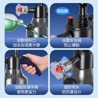 3L Pressure Sprayer for Car Wash Foam, Wax, and Garden Use with Pressure Relief Valve