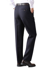 Men's Mid-Aged Casual High-Waist Trousers for Summer - Thin & Thick Options