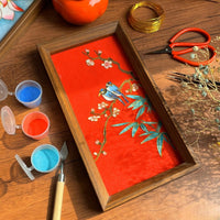 原创掐丝珐琅diy手工材料包景泰蓝非遗手作好寓意摆台画中国风