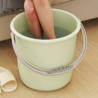 Portable Thickened Water Bucket with Handle for Household, Dorm, Bathing, Foot Soaking, Laundry, and Face Washing