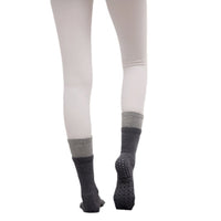 Women's Non-Slip Yoga & Pilates Socks, Mid-Calf, Thickened Cotton Terry, Breathable & Sweat-Absorbent