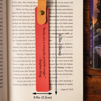 DIY Leather Strip Bookmark for Reading, Teacher Student Gift