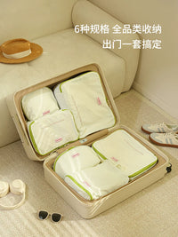 Travel Storage Bags for Underwear and Clothing, Compression Packing Cubes for Luggage Organization