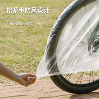 Disposable Transparent Bicycle Rain Cover Dustproof Mountain Bike Protector