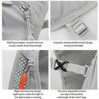 Hydration Vest Backpack for Cycling Running Hiking Marathon with Breathable Design