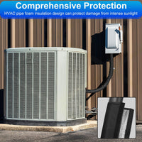 HVAC Copper Pipe Insulation Cover with Oxford Cloth, Sunscreen, Waterproof, High Temperature Resistant