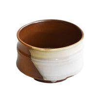 Handmade Japanese Style Ceramic Matcha Bowl with Bamboo Joint Design