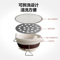 Charcoal Brazier Set for Tea Ceremony, BBQ, and Outdoor Heating