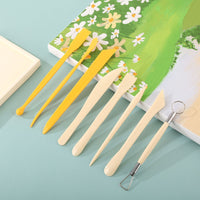 8-Piece Pottery Clay Sculpting Tool Set for DIY Crafting and Shaping