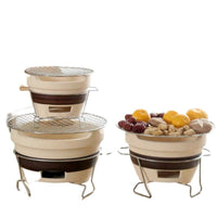 Charcoal Brazier Set for Tea Ceremony, BBQ, and Outdoor Heating